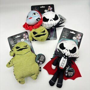 Disney Nightmare Before Christmas Dog Toys, Jack Skellington Sally Oogie Boogie